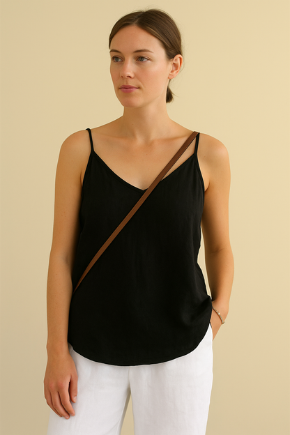 Débardeur Femme Slim Fit Bleu Marine