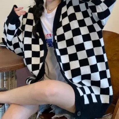 MELISSA - Chaud Cardigan à Motif pour Femmes