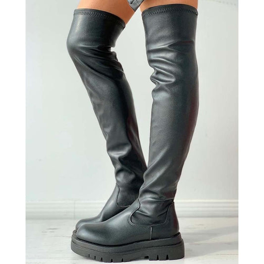 Bottes Hauts Talons Femme Hiver Chic - PanierRoyale