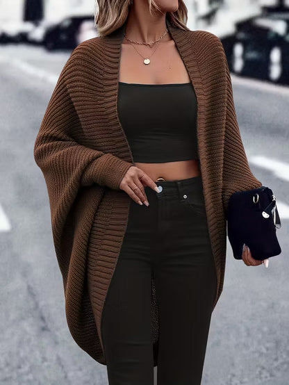 Veste Femme Hivernale Tricotée Douce et Confortable Oversize
