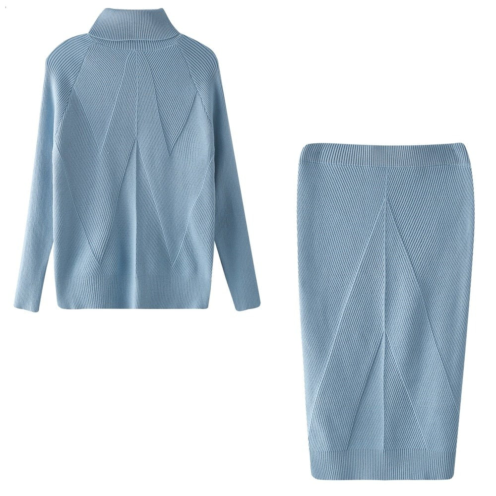 Ensemble Deux Pièces Femme Hiver Chaud et Élégant