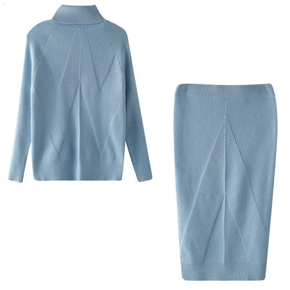 Ensemble Deux Pièces Femme Hiver Chaud et Élégant