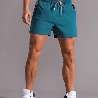 Short de sport confortable avec poches fermées et cordon ajustable