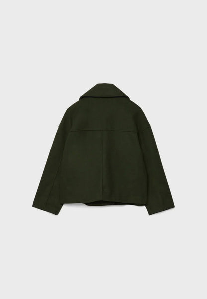 Veste Courte Décontractée Avec Détails Boutonnés Pour Femme | Automne