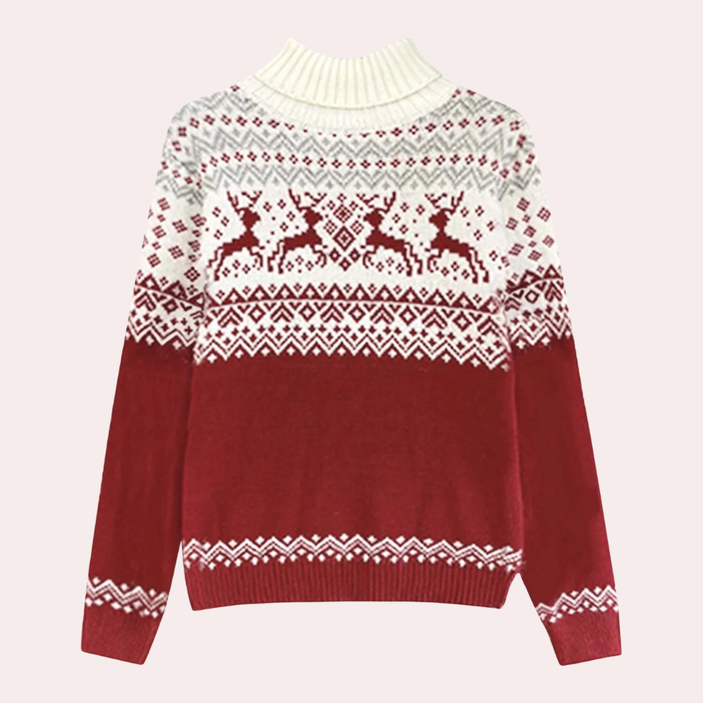 Pull Col Roulé Femme Élégant Hiver - PanierRoyale