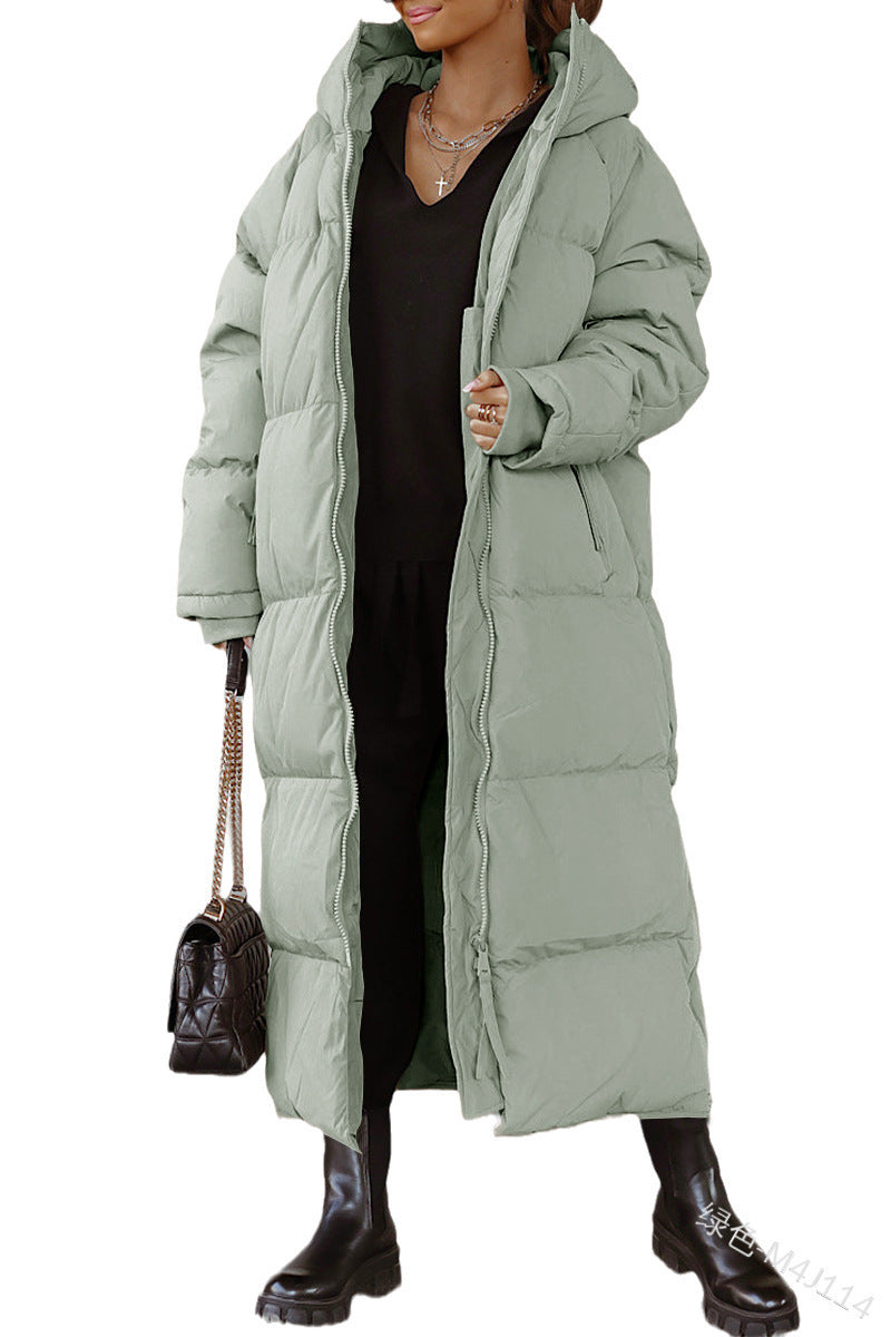 Parka Femme Longue Capuche Étanche et Chaude