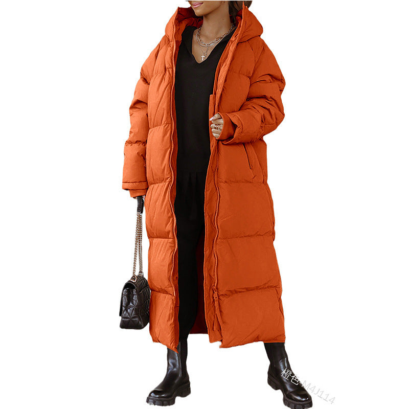 Parka Femme Longue Capuche Étanche et Chaude