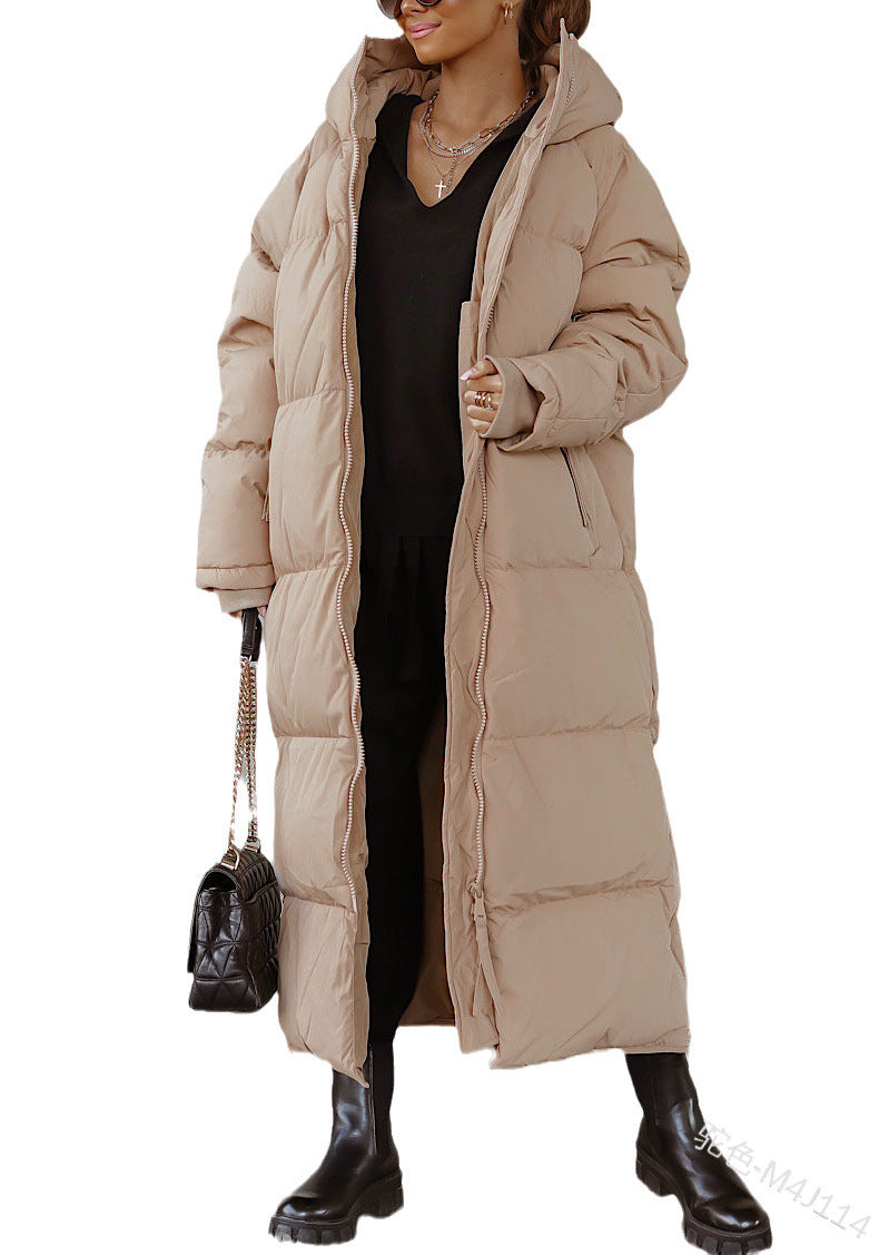 Parka Femme Longue Capuche Étanche et Chaude