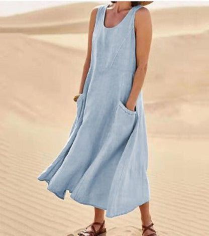 Robe Décontractée en Coton pour Femme au Quotidien