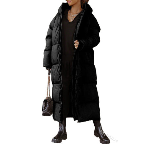 Parka Femme Longue Capuche Étanche et Chaude