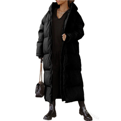 Parka Femme Longue Capuche Étanche et Chaude