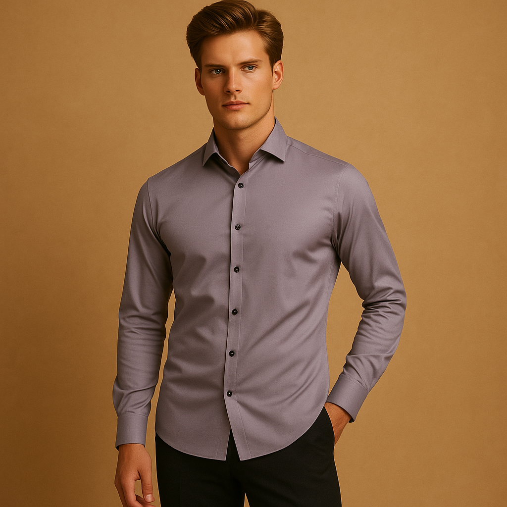 Chemise Homme Stretch Coupe Slim Confort Moderne