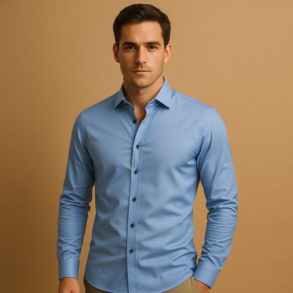 Chemise Homme Stretch Coupe Slim Confort Moderne