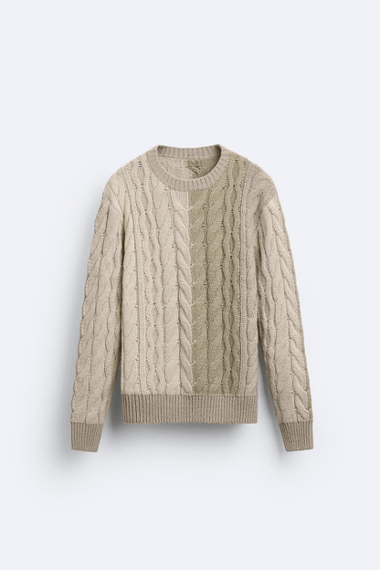 Pull en maille à pompons, classique et élégant - BerlinGlamour