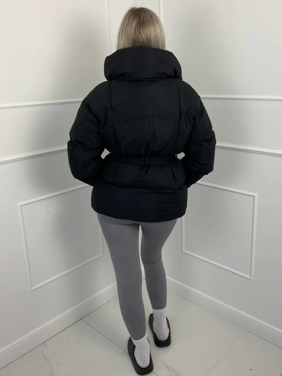 Manteau Hiver Femme à Ceinture Élégant