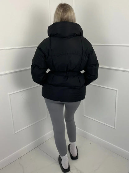 Manteau Hiver Femme à Ceinture Élégant