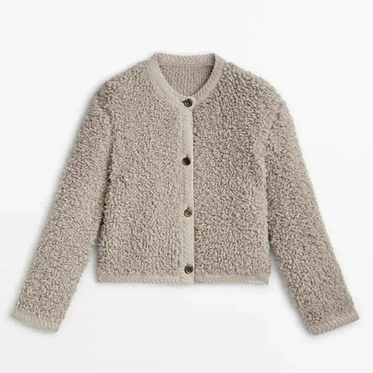 Cardigan Teddy Doux et Confortable - BerlinGlamour