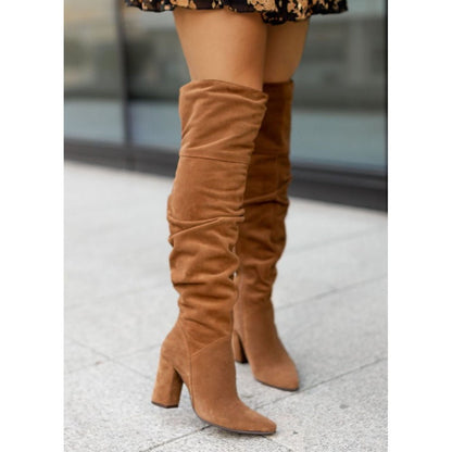 Bottines Femmes à Talon Bloc Court et Élégantes