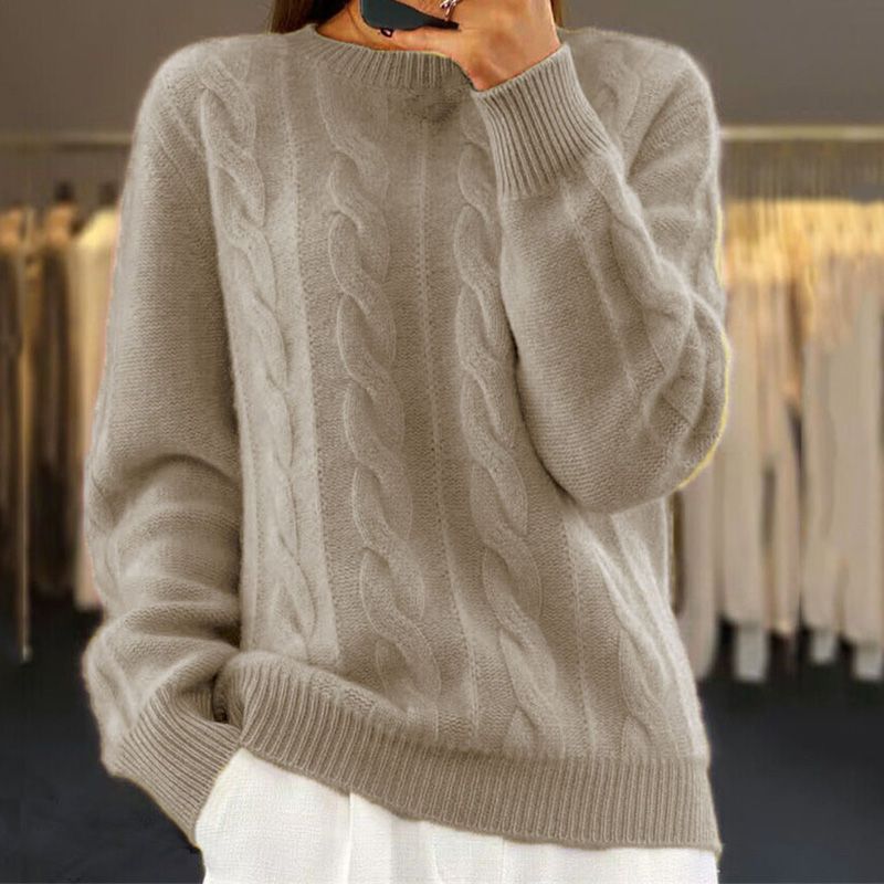 Pull femme en laine mérinos douce et élégante