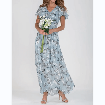 Robe Bohème Femme à Manches Bouffantes