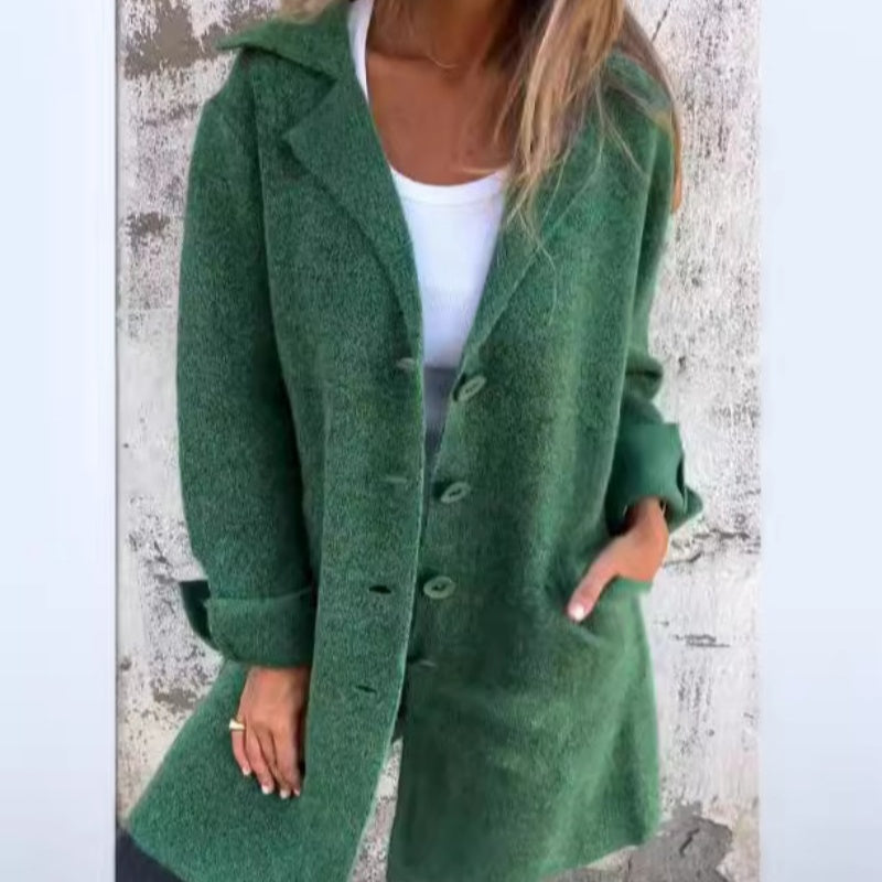 Manteau Femme Hiver Laine Doux et Chic