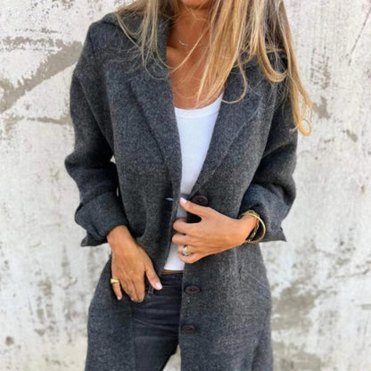 Manteau Femme Hiver Laine Doux et Chic
