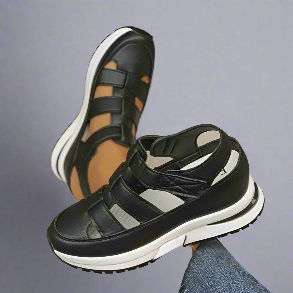 Baskets Plates Sport Femme Confortable