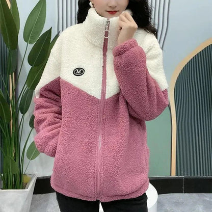 Veste Hiver Élégante avec Capuche Amovible et Doublure Chaude