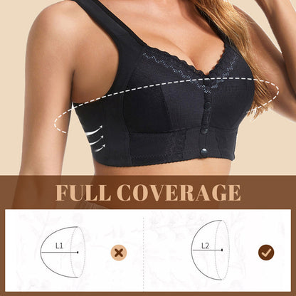 Soutien-gorge Femme Sans Armature Fermeture Frontale Confort Respirant