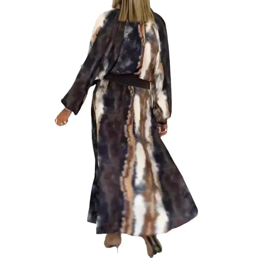 Robe longue Femme Coton Fluide Coupe Bohème