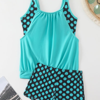 Maillot de bain Femme Deux pièces Taille haute Coupe rétro