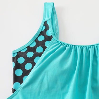 Maillot de bain Femme Deux pièces Taille haute Coupe rétro