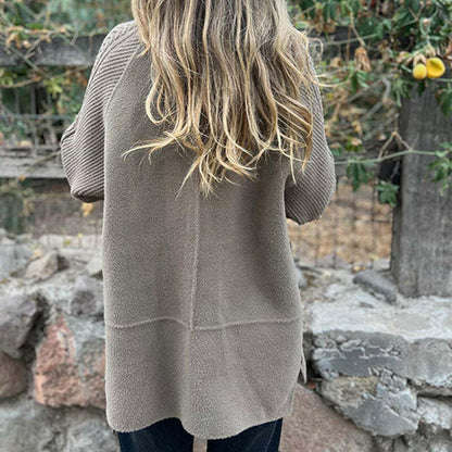 Manteau Mi-Long Femme Mélange Laine Double Boutonnage Coupe Structurée