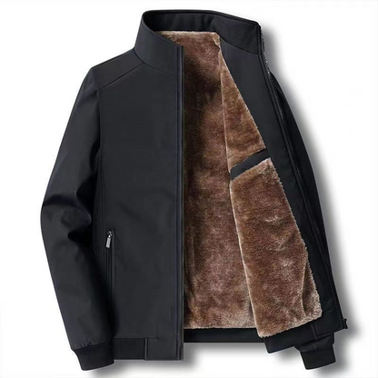 Veste Homme Thermique Imperméable Coupe-Vent Coupe Ajustée