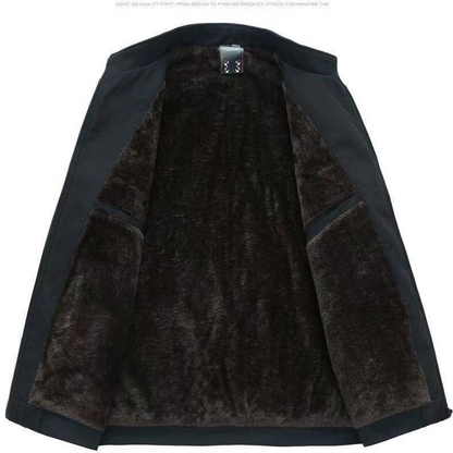 Veste Homme Thermique Imperméable Coupe-Vent Coupe Ajustée