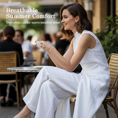 Ensemble Femme Coton Coupe Moderne avec Fente