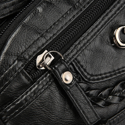 Sac bandoulière Femme en PU Souple Multipoches Style Quotidien
