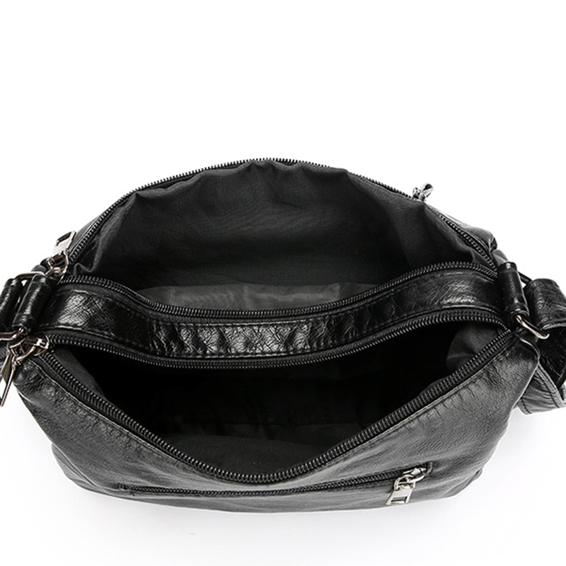 Sac bandoulière Femme en PU Souple Multipoches Style Quotidien
