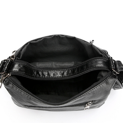 Sac bandoulière Femme en PU Souple Multipoches Style Quotidien