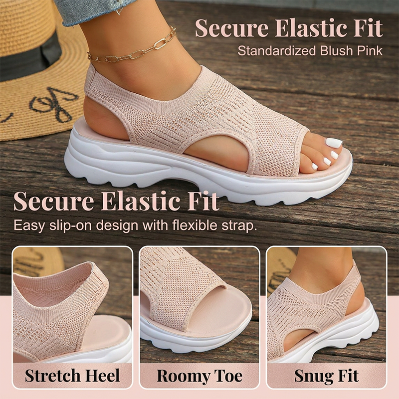 Sandales Femme Plateforme Mesh Respirant