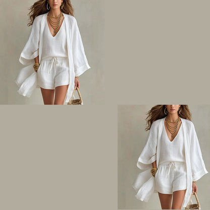 Ensemble Femme Polyester Kimono et Short