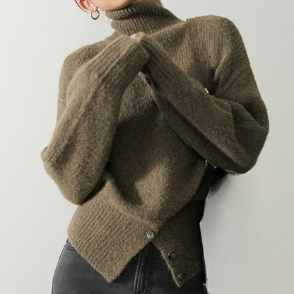 Pull Col Montant Femme Confort et Chaud