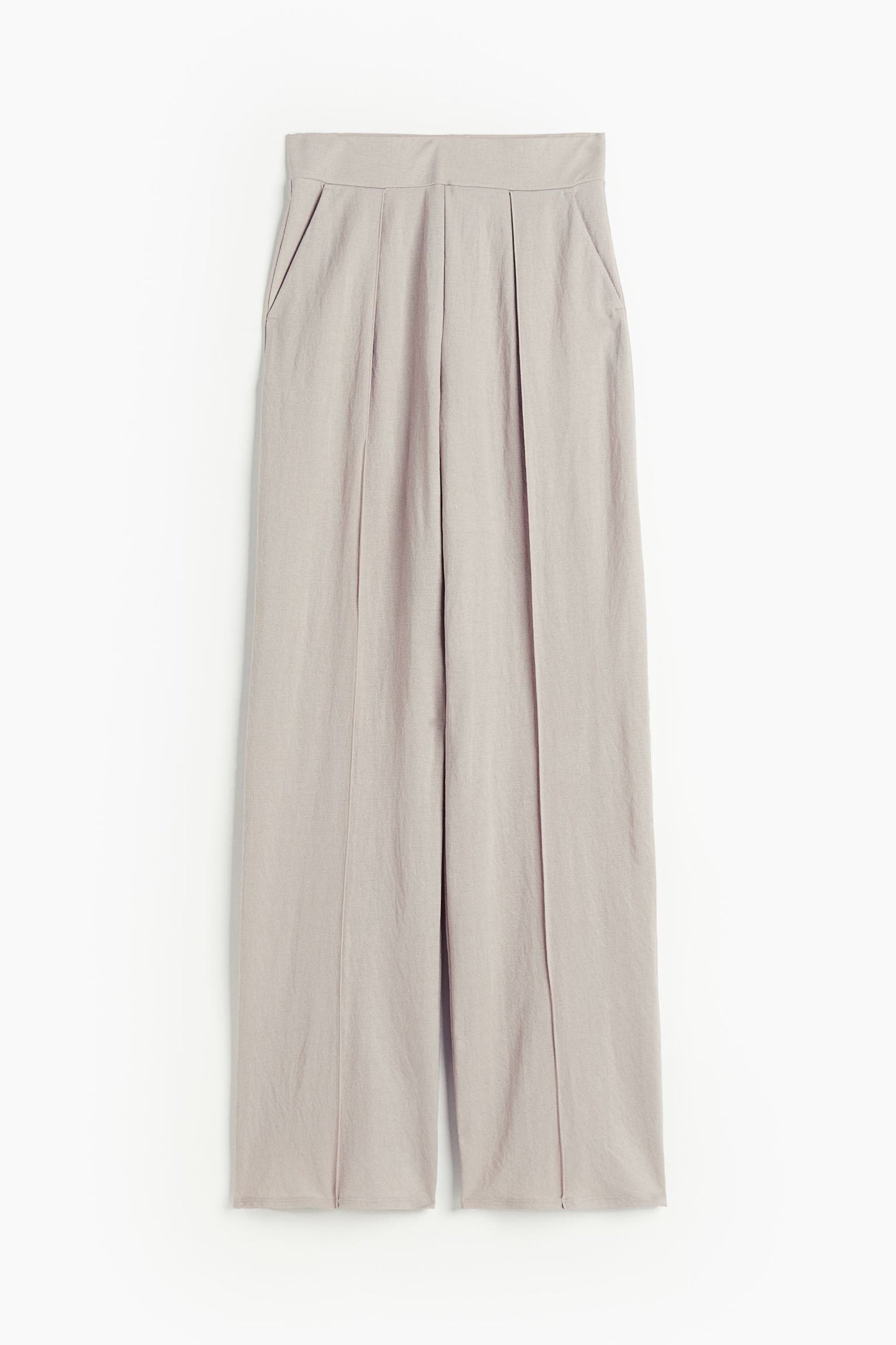 Pantalon Femme Évasé avec Plis sur le Devant - BerlinGlamour