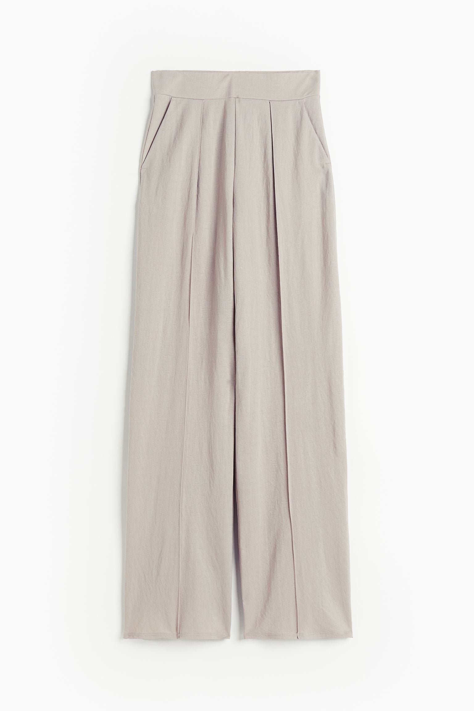 Pantalon Femme Évasé avec Plis sur le Devant - BerlinGlamour