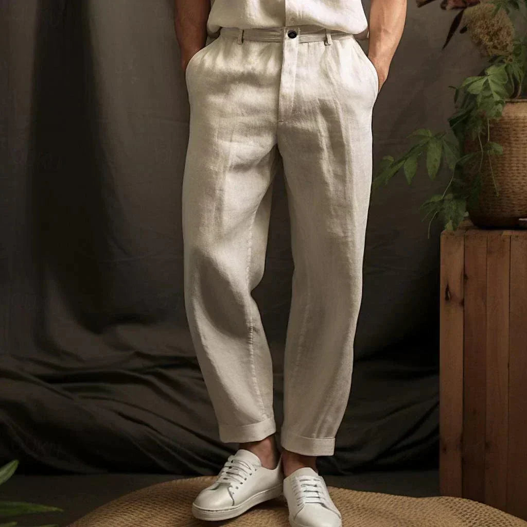 Pantalon Lin homme léger pour été - BerlinGlamour