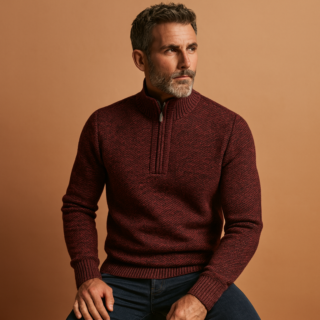 Pull Homme Col Rond Doux et Élégant