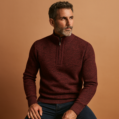 Pull Homme Col Rond Doux et Élégant