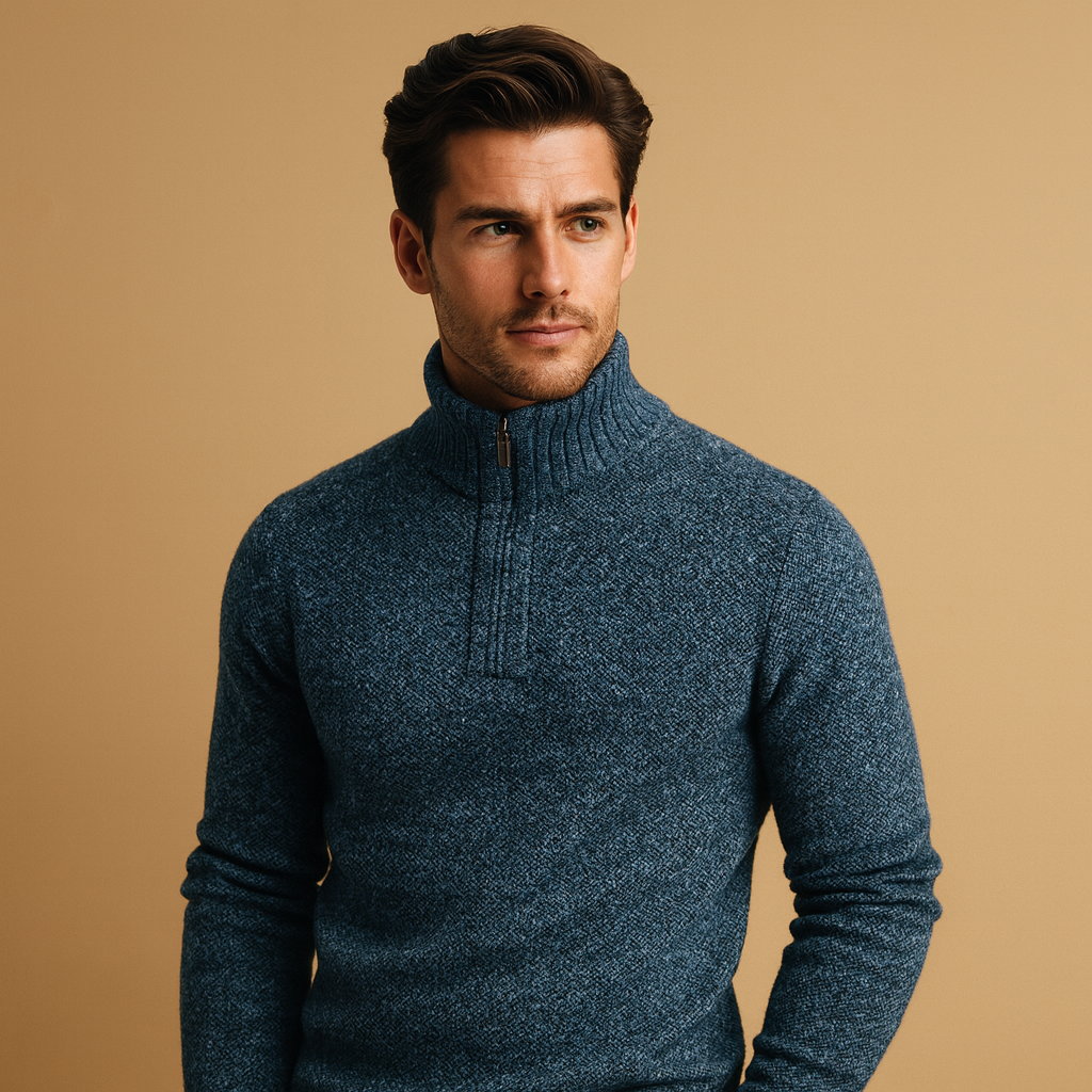 Pull Homme Col Rond Doux et Élégant
