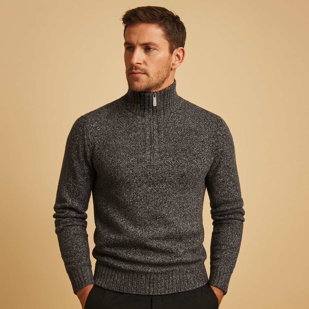 Pull Homme Col Rond Doux et Élégant