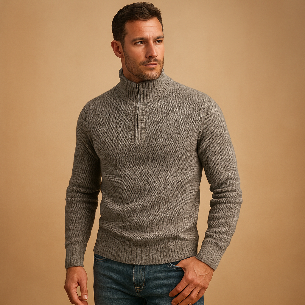 Pull Homme Col Rond Doux et Élégant
